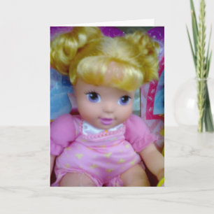 CARTÃO FELIZ ANIVERSÁRIO BABYDOLL