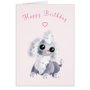 Cartão Feliz Aniversário - Bebê Bonito