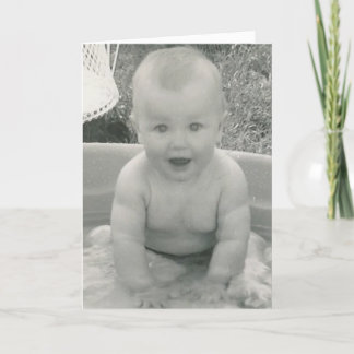 Cartão Feliz Aniversário, Bebês