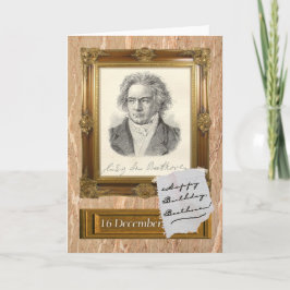 Cartão Feliz aniversario, Beethoven