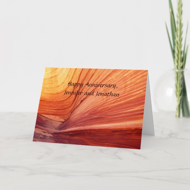 Cartão Feliz Aniversário, Bênção de Casamento Apache (Frente)