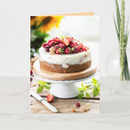 Cartão Feliz Aniversário Bolo Iummy