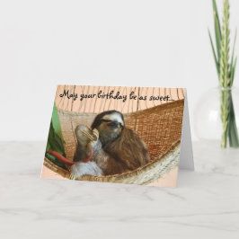 Cartão Feliz Aniversário, Bonita Lama