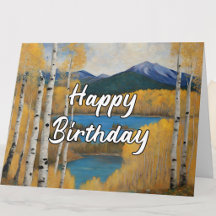 Feliz Aniversário Colorado Mountain Lake 