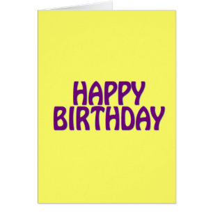 Cartão Feliz Aniversário Colorido