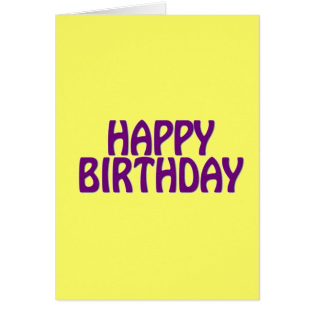 Cartão Feliz Aniversário Colorido (Frente)