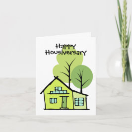 Cartão Feliz Aniversário da Casa de Apreciação do 