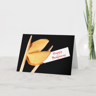 Cartão Feliz Aniversário da Fortune Cookie