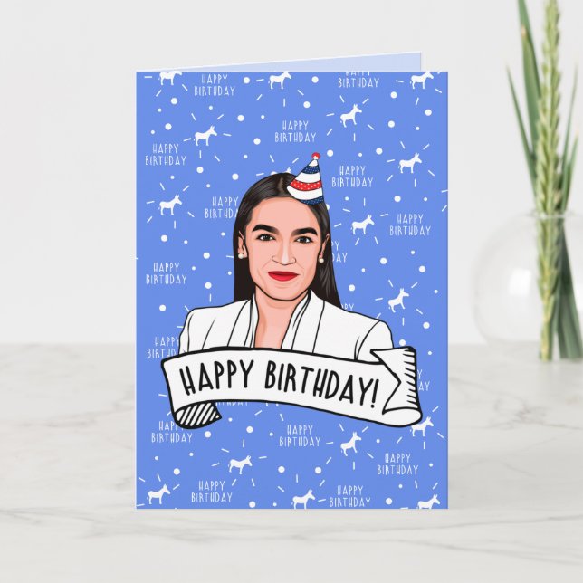 Cartão Feliz Aniversário da parte da AOC (Frente)
