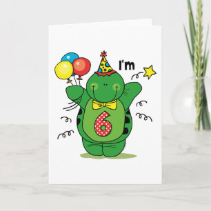 Cartão Feliz Aniversário da Tartaruga 6