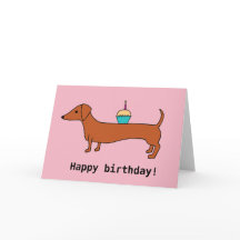 Feliz aniversário Dachshund