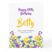 Feliz Aniversário das Flores Selvagens Amarelas Ro