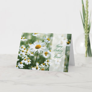 Cartão Feliz Aniversário das Visitas para um Querido Amig