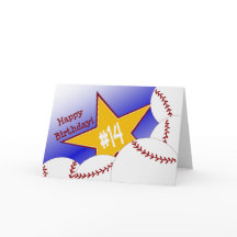 Feliz aniversário de 14! Ventilador de beisebol