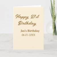 Feliz aniversário de 21 anos nome data amarelo pas