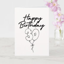 Feliz Aniversário de 30 anos