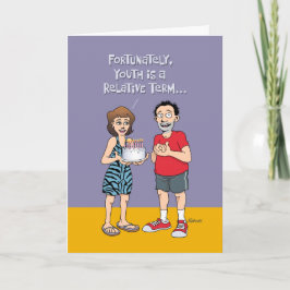 Cartão Feliz aniversário de 40 anos de saudação para ele