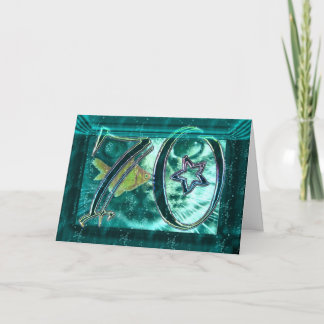 Cartão Feliz aniversário de 70!