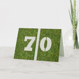 Cartão Feliz aniversário de 70!