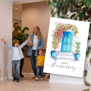 Cartão Feliz aniversário de casa aniversário da casa indi