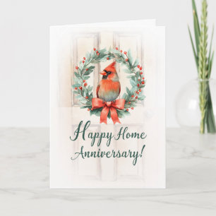 Cartão Feliz Aniversário De Casa Do Seu Reitor