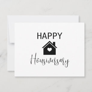 Cartão Feliz Aniversário de Casa Imobiliária
