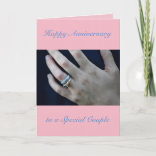 Cartão Feliz Aniversário de Casamento