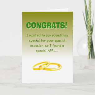 Cartão feliz aniversário de casamento