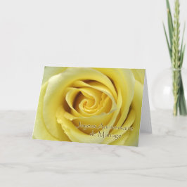Cartão Feliz Aniversário de Casamento, Aniversário Francê