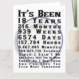 Cartão Feliz aniversário de casamento do Porcelain