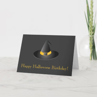 Cartão Feliz aniversário de Halloween!