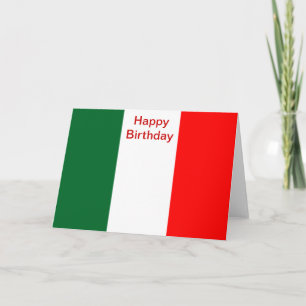 Cartão Feliz aniversario de Italia