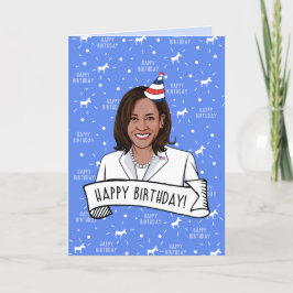 Cartão Feliz Aniversário de Kamala Harris