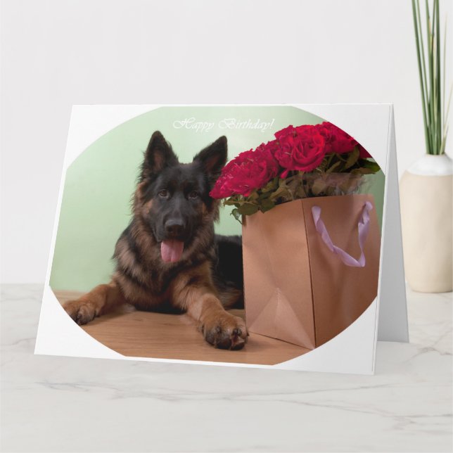 Cartão Feliz aniversário de Max (Frente)