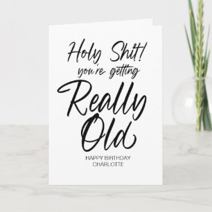 Cartão Feliz Aniversário de Rude Feliz Aniversário Engraç