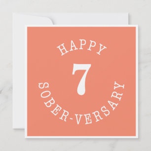 Cartão Feliz aniversário de Sober