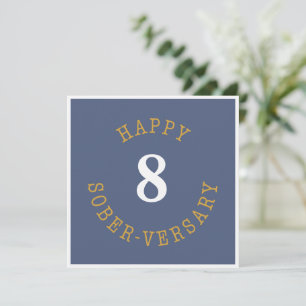 Cartão Feliz aniversário de Sober