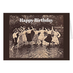 Cartão Feliz aniversário de toda a gangue