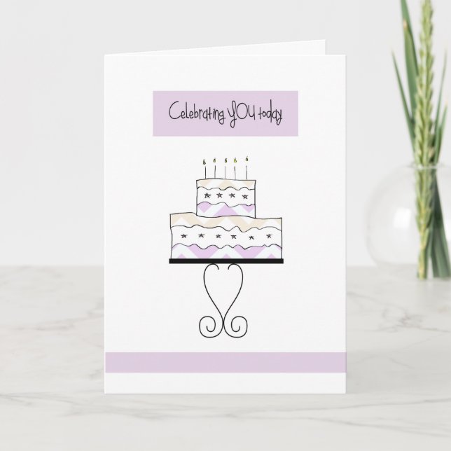 Cartão Feliz Aniversário de Todos Nós (Frente)