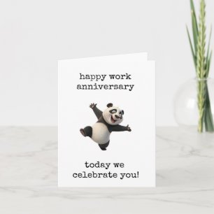 Cartão Feliz Aniversário de Trabalho, Celebre Você, Urso