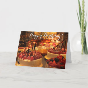 Cartão Feliz aniversário desejo