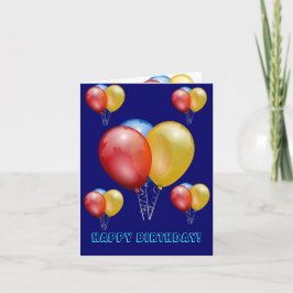 Cartão Feliz aniversário Destino Presentes
