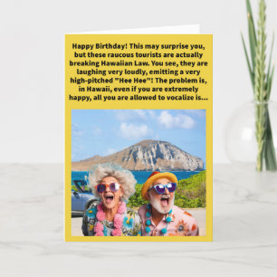 Cartão Feliz Aniversário do Baixo Ha