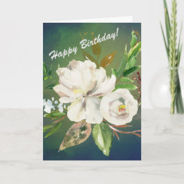 Cartão Feliz Aniversário do Compro Vivian com flores ador