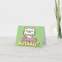 Feliz aniversário do Feliz Feliz Feliz Gato de Mia