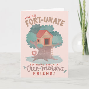 Cartão Feliz aniversário do Forte Forte de Punny