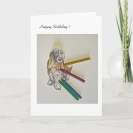 Cartão Feliz Aniversário do Jogador de Violão