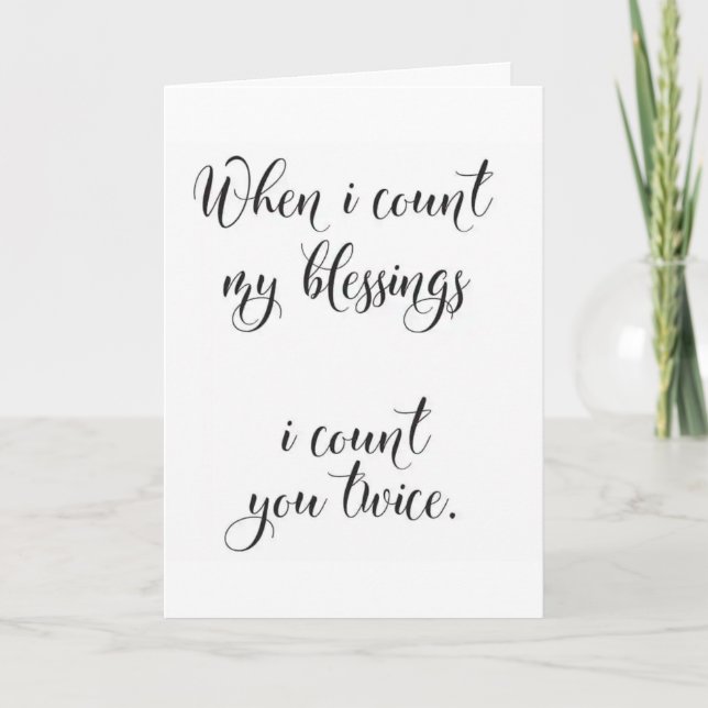 CARTÃO FELIZ ANIVERSÁRIO DO MEU "BÊNÇÃO NA VIDA" (Frente)