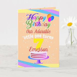 Cartão Feliz aniversário do Unisex Editável com Várias
