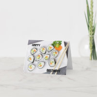 Feliz Aniversário do Vegetariano Sushi